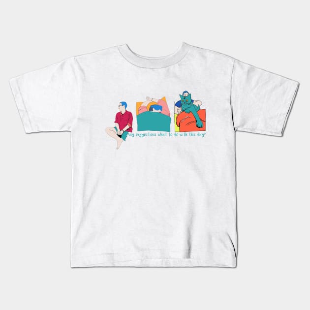 Any Suggestions for today? Kids T-Shirt by bestree